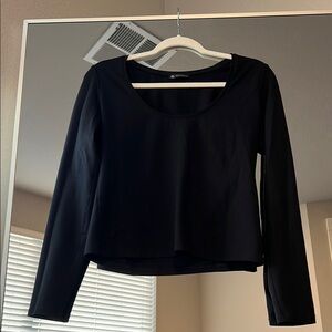 Zara Long sleeve T-shirt with a round neckline